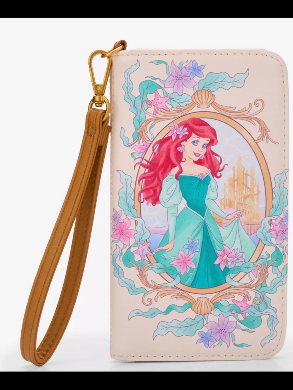 Loungefly Disney The Little Mermaid Ariel Portrait Tech Wallet Wristlet